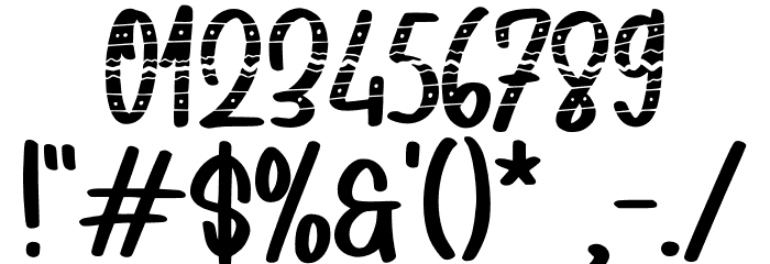 Blaster Easter Ornament Font OTHER CHARS
