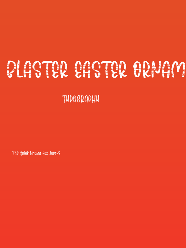 Blaster Easter Ornament Poster