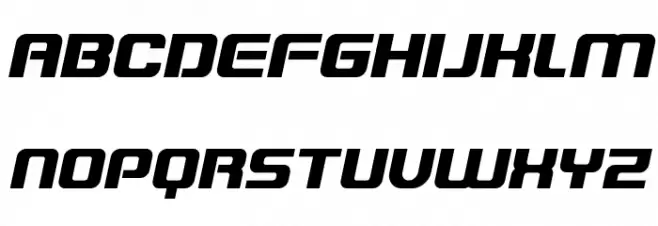 Blaster Eternal Italic Schriftart Groß