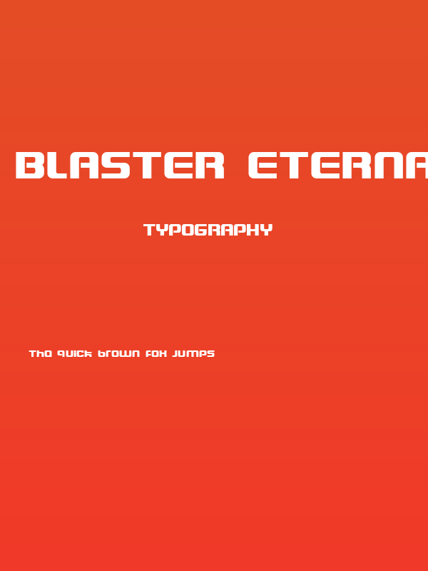 Blaster Eternal Poster