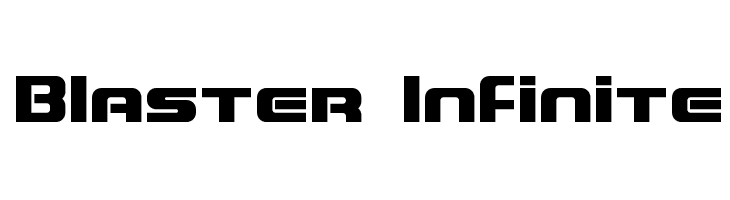 Blaster Infinite Font