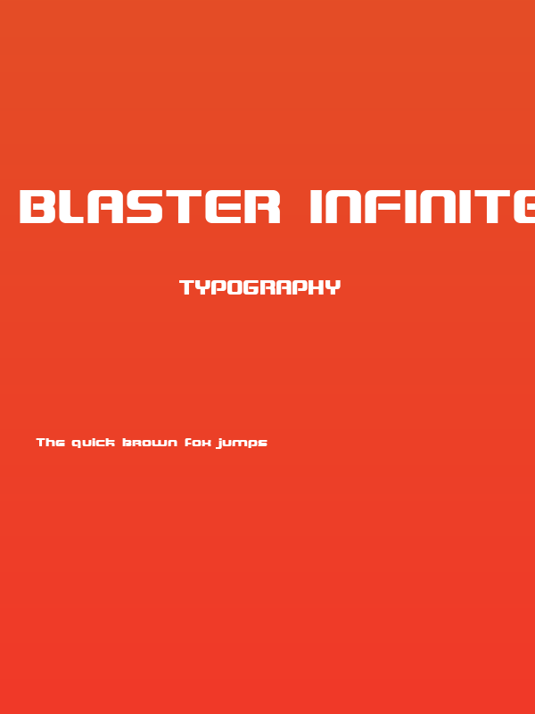 Blaster Infinite Poster