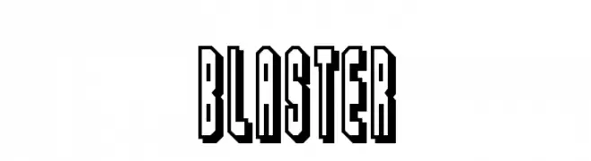 Blaster  Fuentes Gratis Descargar