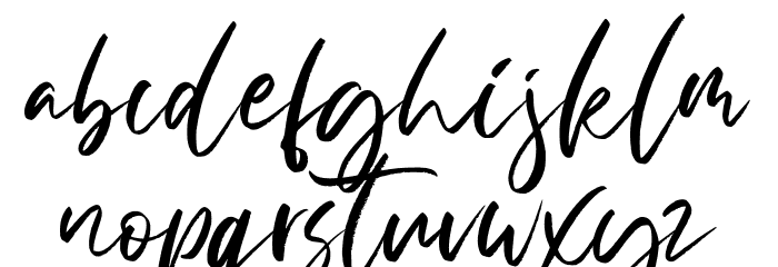 BlasterTimersPersonalUse Font LOWERCASE
