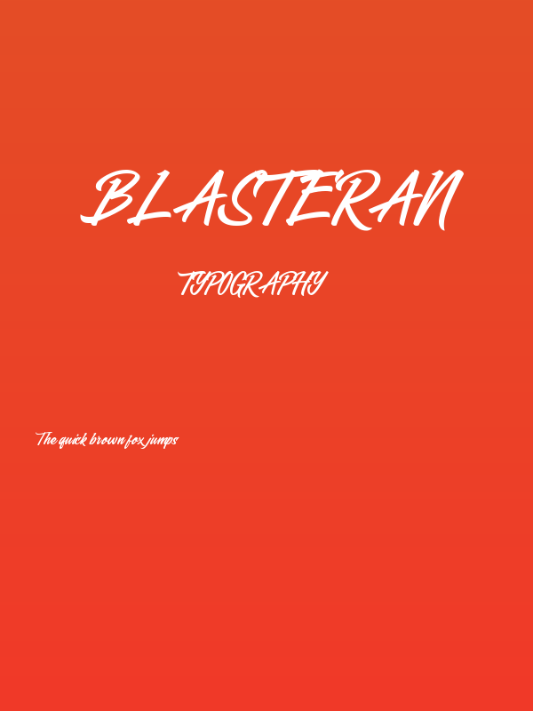 Blasteran Poster