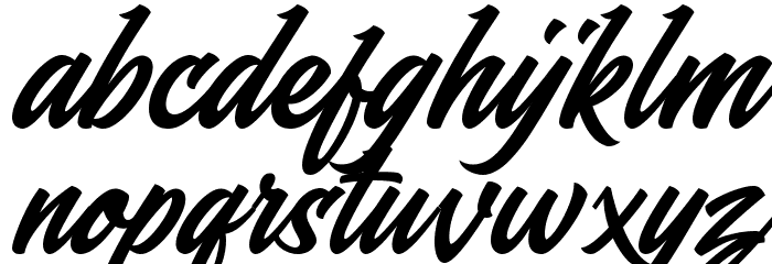 Blasteran Font LOWERCASE