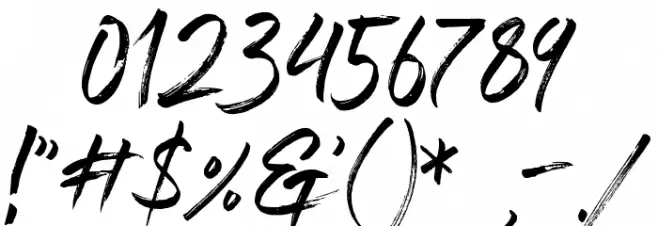 Blastimo-Regular フォント その他の文字