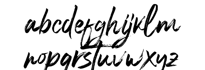 Blastimo-Regular フォント 小文字