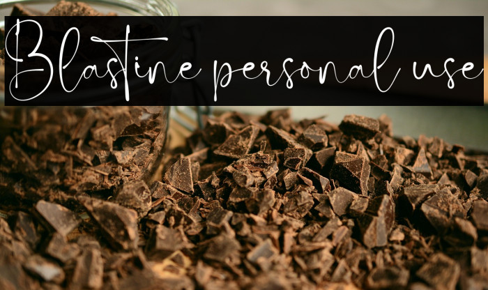 Blastine personal use Example 2