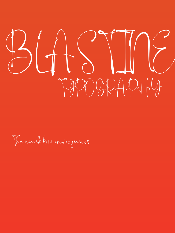Blastine personal use Poster