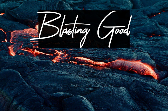 Blasting Good Example 3