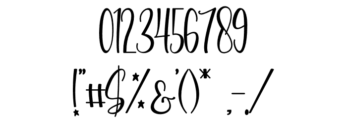 Blasting Font OTHER CHARS