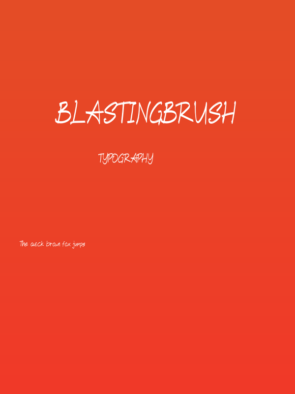 BlastingBrush Poster