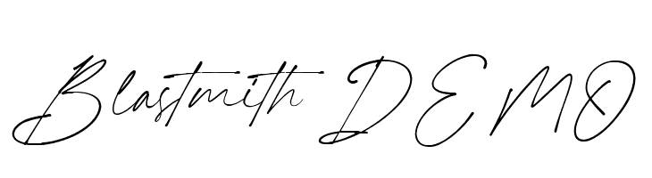 Blastmith DEMO  baixar fontes gratis