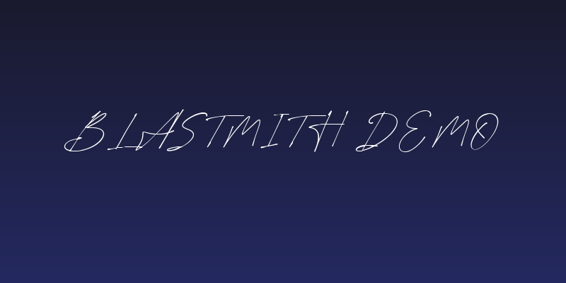 Blastmith DEMO Social Header