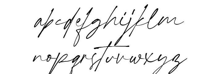 Blastmith DEMO Schriftart Kleinbuchstaben