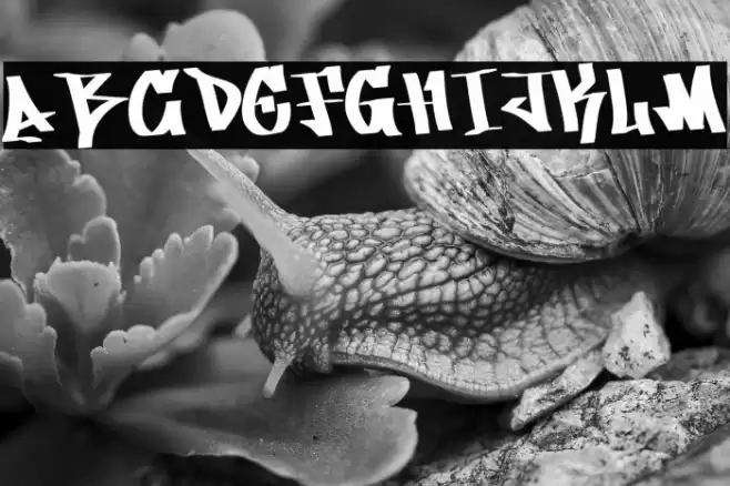 Blastoria Font examples