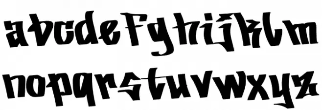 Blastoria Font Litere mici