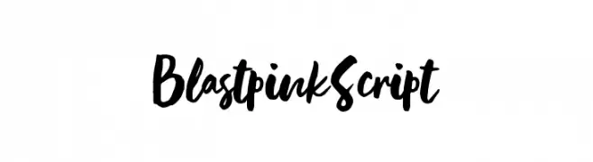 BlastpinkScript  Скачать бесплатные шрифты