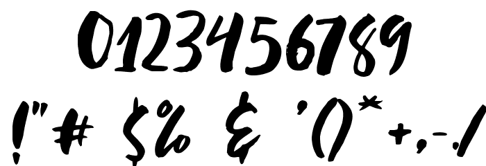 BlastpinkScript Font OTHER CHARS