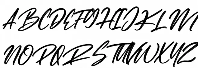Blastter Schriftart Groß