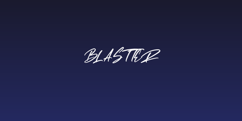 Blastter Social Header
