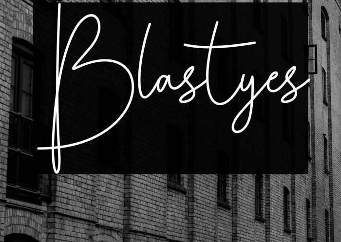 Blastyes Example 2