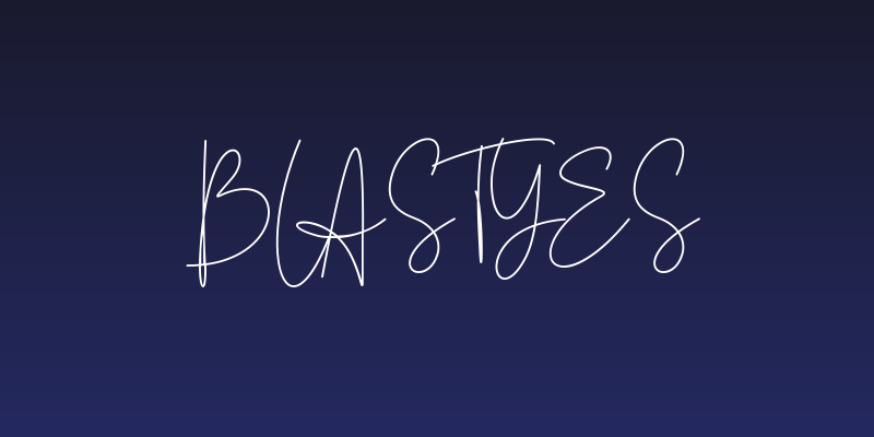 Blastyes Social Header