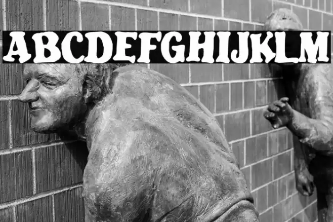 Blatant Font examples