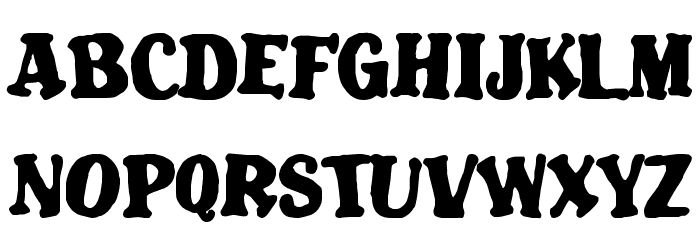 Blatant Font LOWERCASE