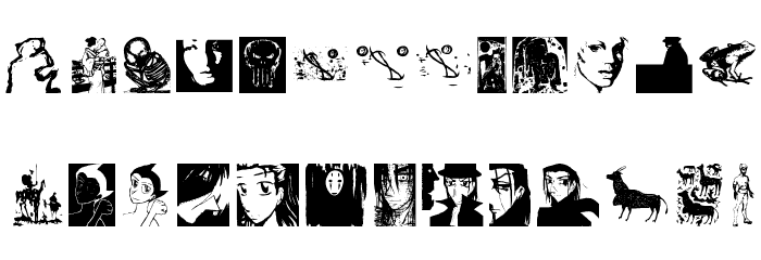 BlaxArties Font LOWERCASE