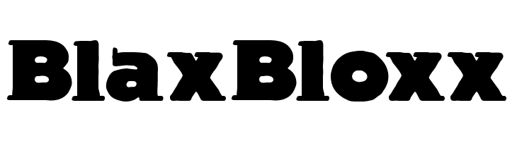 BlaxBloxx  Fuentes Gratis Descargar