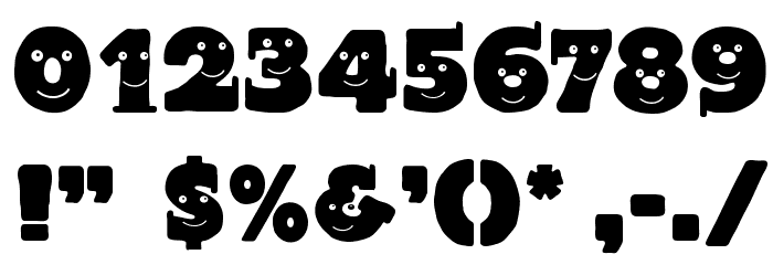 BlaxBloxxEyes Font OTHER CHARS