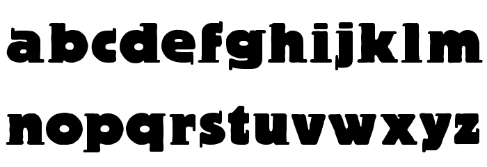 BlaxBloxxEyes Font LOWERCASE