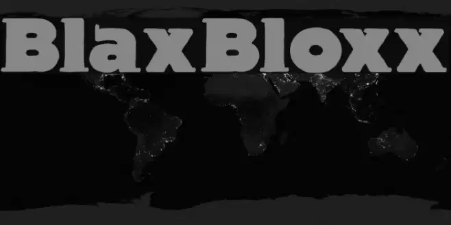 BlaxBloxx Font examples