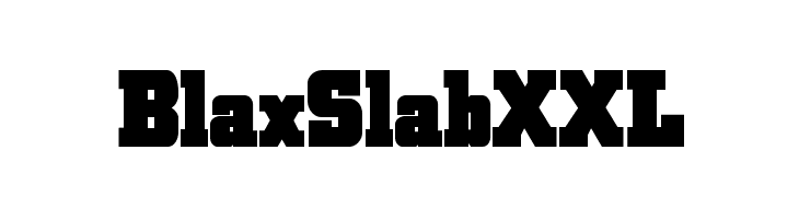 BlaxSlabXXL Font