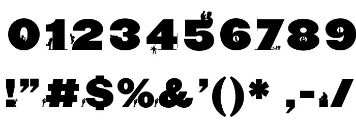BlaxxConPersona Font OTHER CHARS