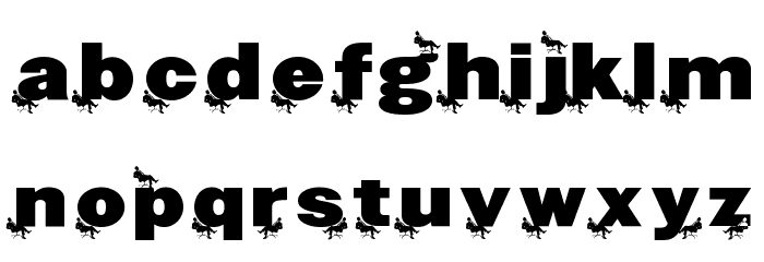 BlaxxConPersona Font LOWERCASE