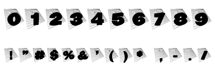 BlaxxOnGrid Font OTHER CHARS