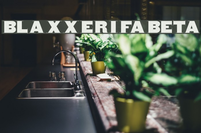 BlaxxerifaBeta Font examples