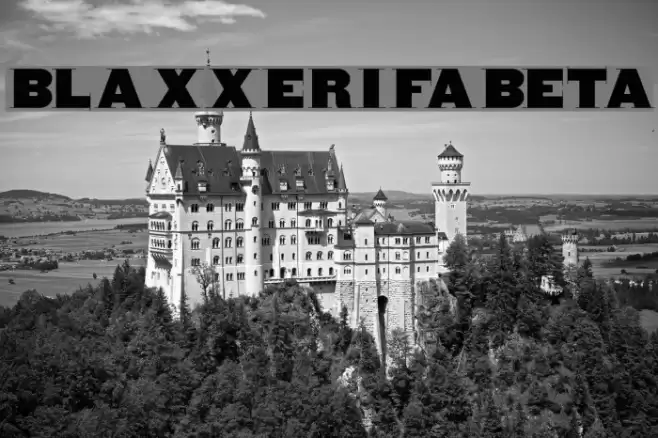 BlaxxerifaBeta Font examples