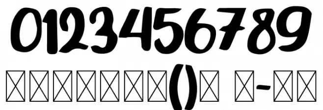 Blayer Charles Demo フォント その他の文字
