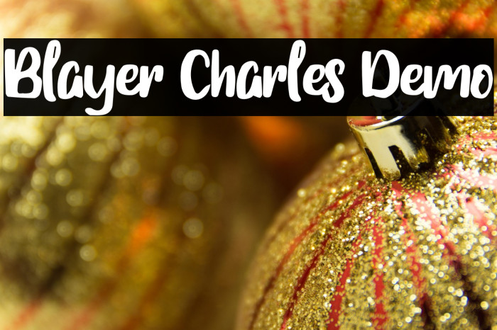 Blayer Charles Demo Example 2