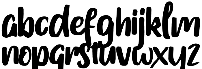 Blayer Charles Demo Font LOWERCASE
