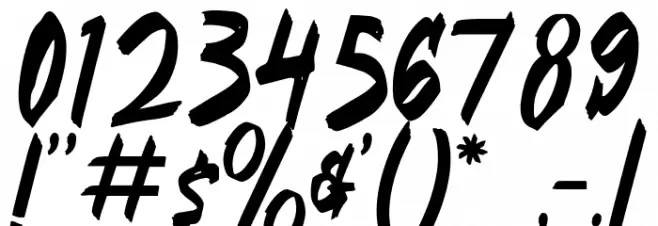 Blaze Brush Fonte OUTROS PERSONAGENS