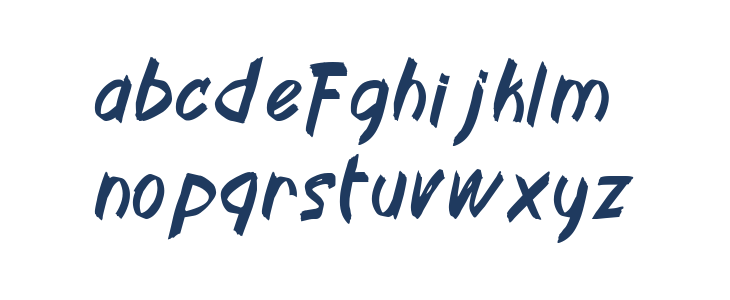 Blaze Brush Lowercase