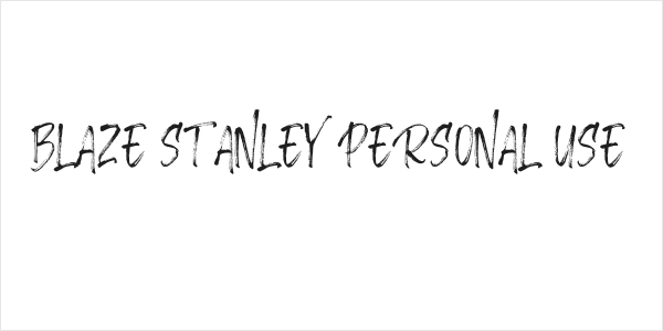 Blaze Stanley Personal Use Logo
