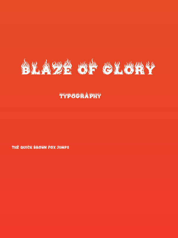 Blaze of Glory Poster