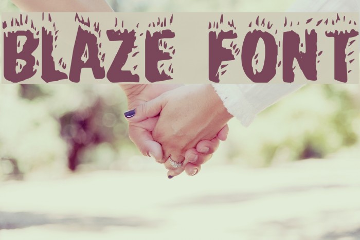 Blaze Font examples