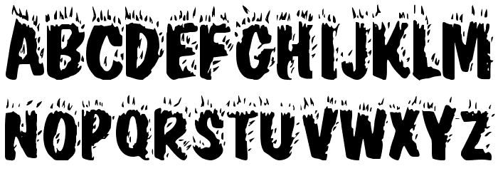 Blaze Font LOWERCASE